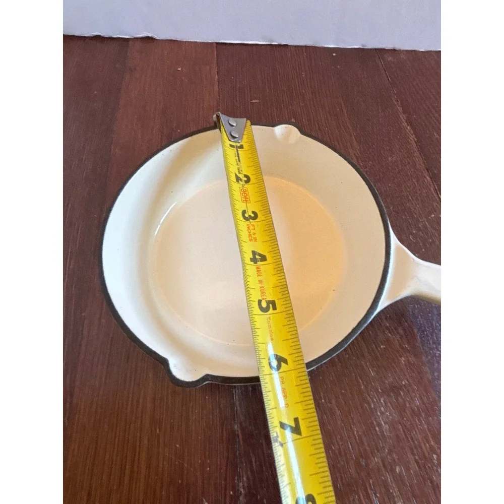 Hearth & Hand Magnolia Enameled Cast Iron Skillet Cream 6.25